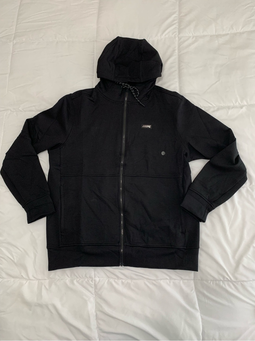 New American Eagle Zip Up Hoodie Size L